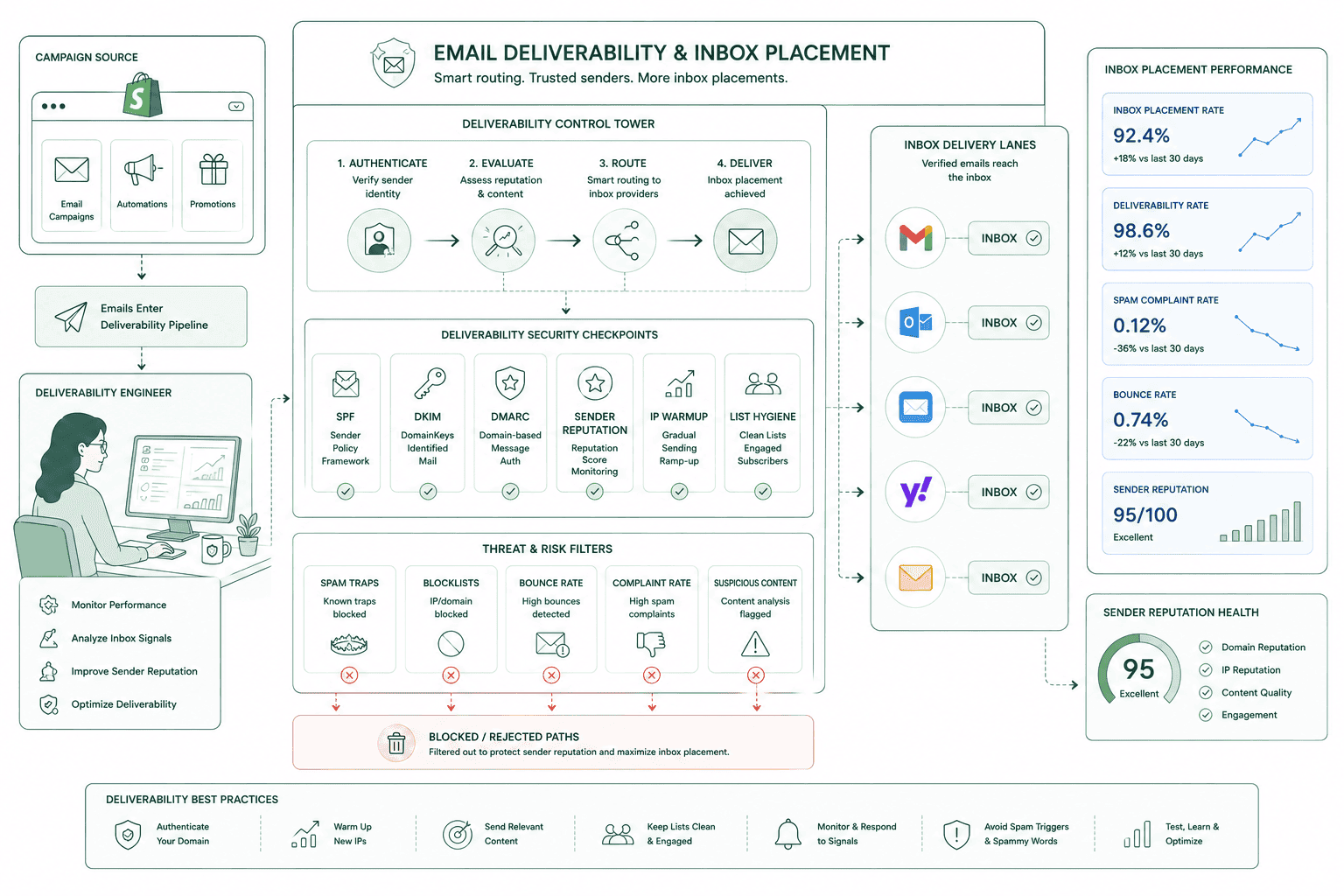 Deliverability & Inbox Placement