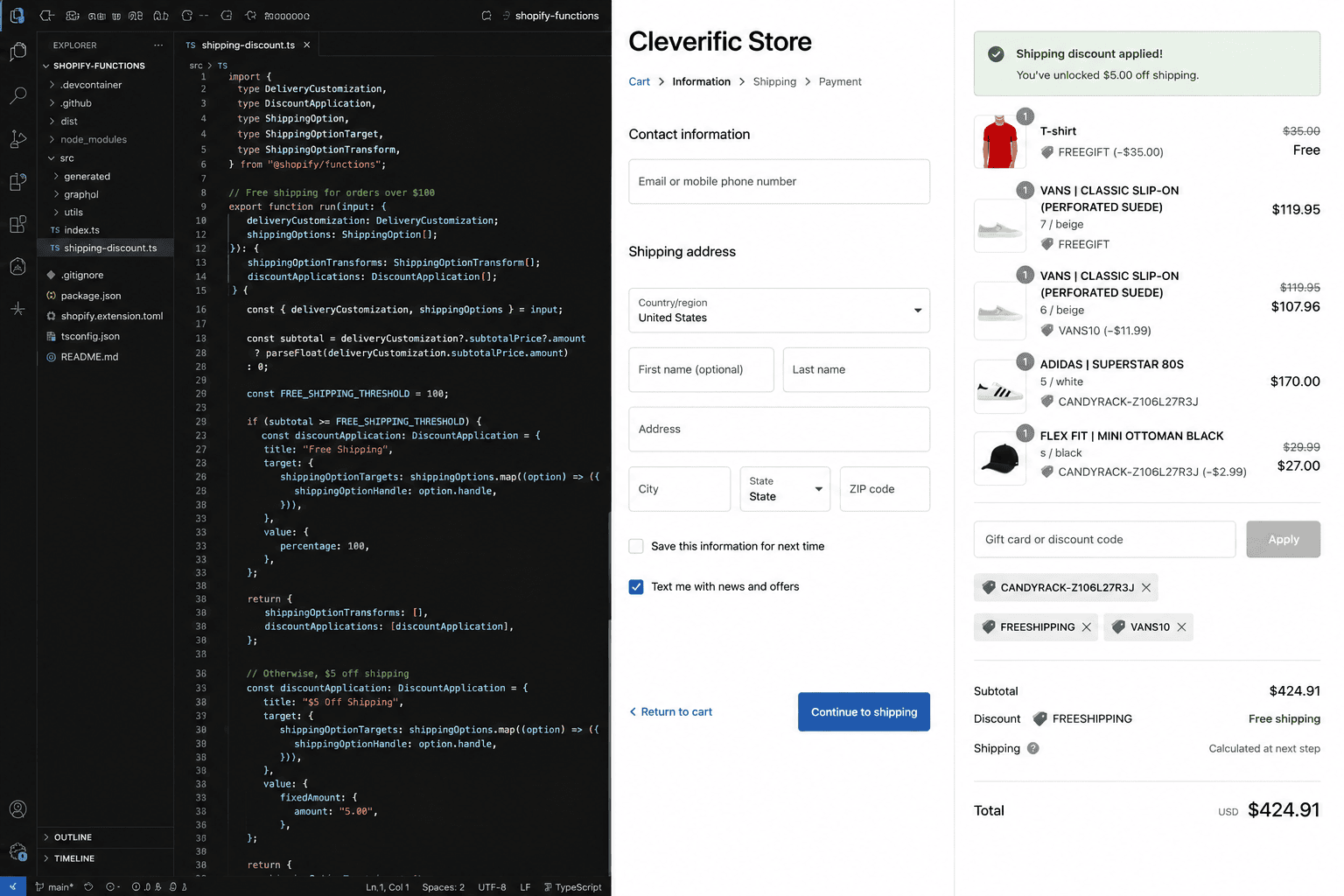 Cart Transform & Discount Functions
