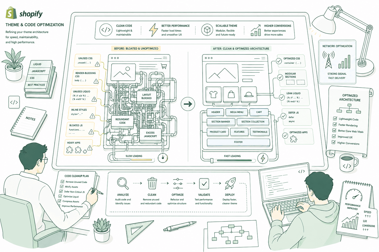 Theme & Code Optimization