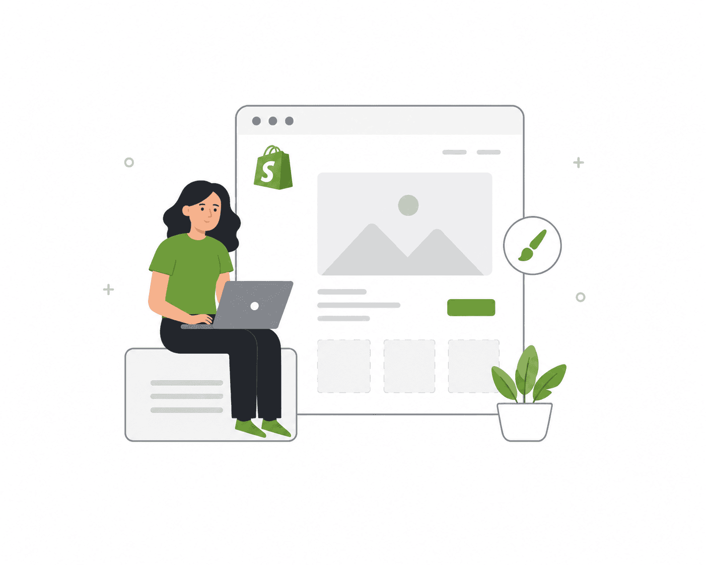 Custom Shopify theme design example